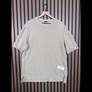 Bershka T Shirt Large Mens Beige Pullover Crewneck Field Spec Heavy Cotton